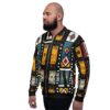 Afrocentric Print Bomber Jacket (2)