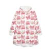 Books and Bows Blanket Hoodie