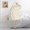 Cat Print Oversized Hoodie Blanket2
