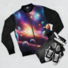Celestial Theme Space Bomber Jacket (3)