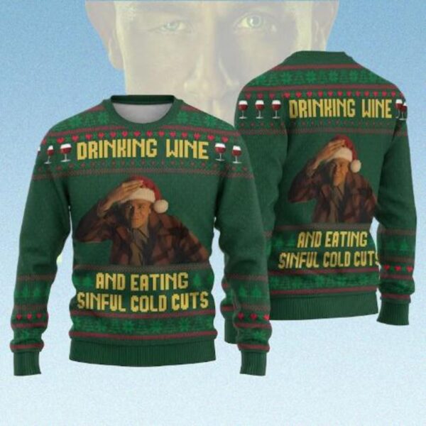 Charlie Hunnam Ed Gein Monster Christmas Ugly Sweater