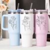Custom Birthflower Tumbler (2)
