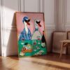 Duck Wine Party Art Print, Quirky Animal Poster (3)