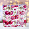 Inflated Rhinestone Cherry Bow Tumbler1