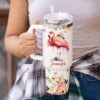 Personalized Flamingo Tumbler (2)
