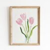 Pink Tulip Poster (1)