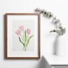 Pink Tulip Poster (3)