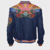 Retro Floral Rising Sun Bomber Jacket (2)