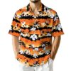 Wrestling Orange Hibiscus Pattern Hawaiian Shirt (2)